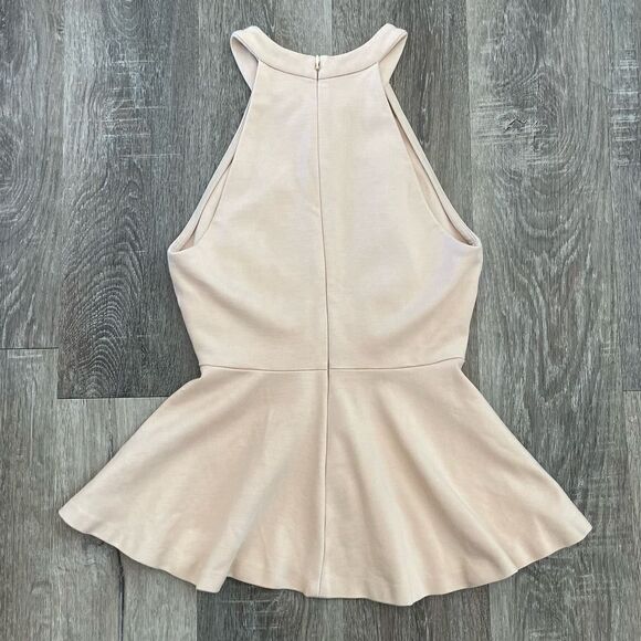 L'AGENCE Light Pink Sleeveless Halter Top Blouse - Size: XS - Picture 9 of 9